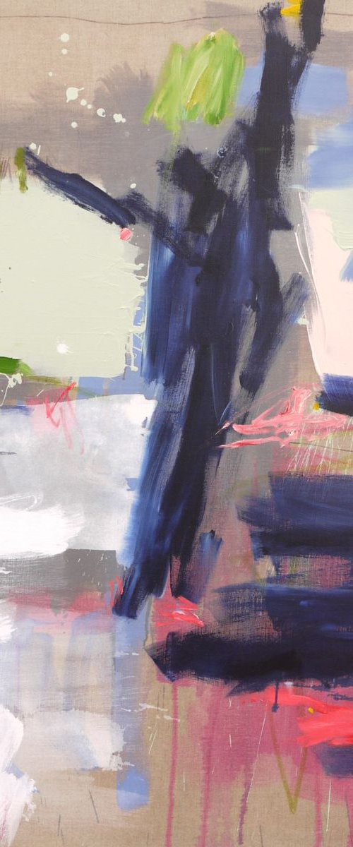 Behind the Fence (III) - Lily Pond | SOLD (US) by Daniela Schweinsberg