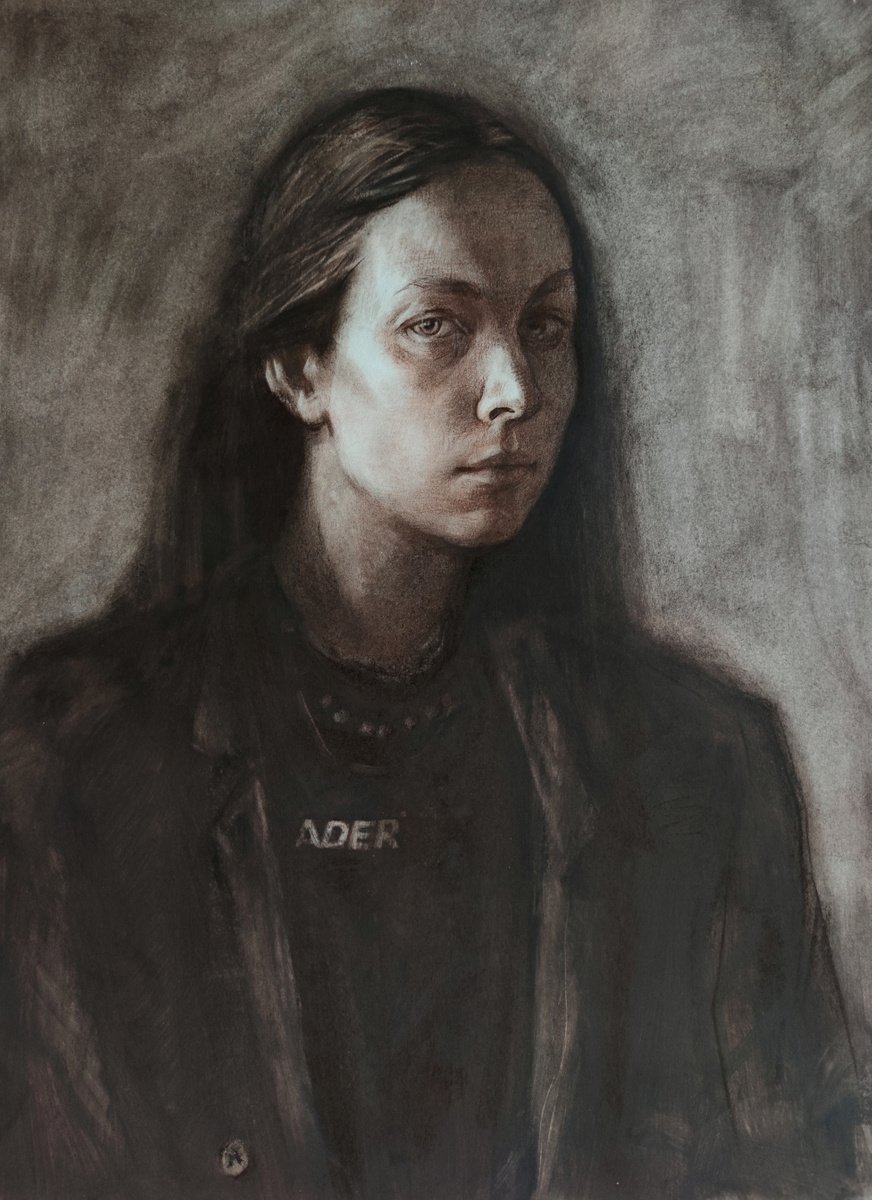 Portrait in sepia by Maria Egorova