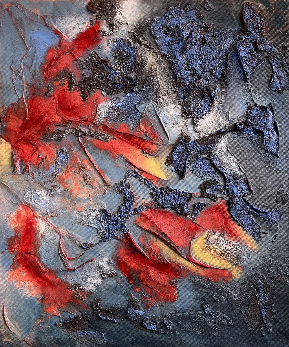 Abstract Painting By Caity Salamanca, 20 X 24, It