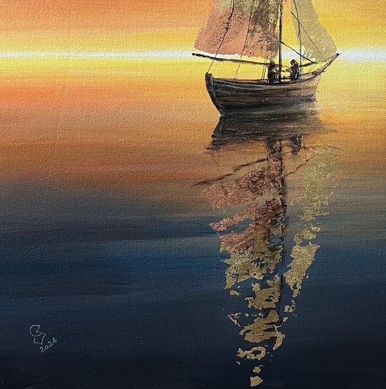 Sailing into the calm of the day