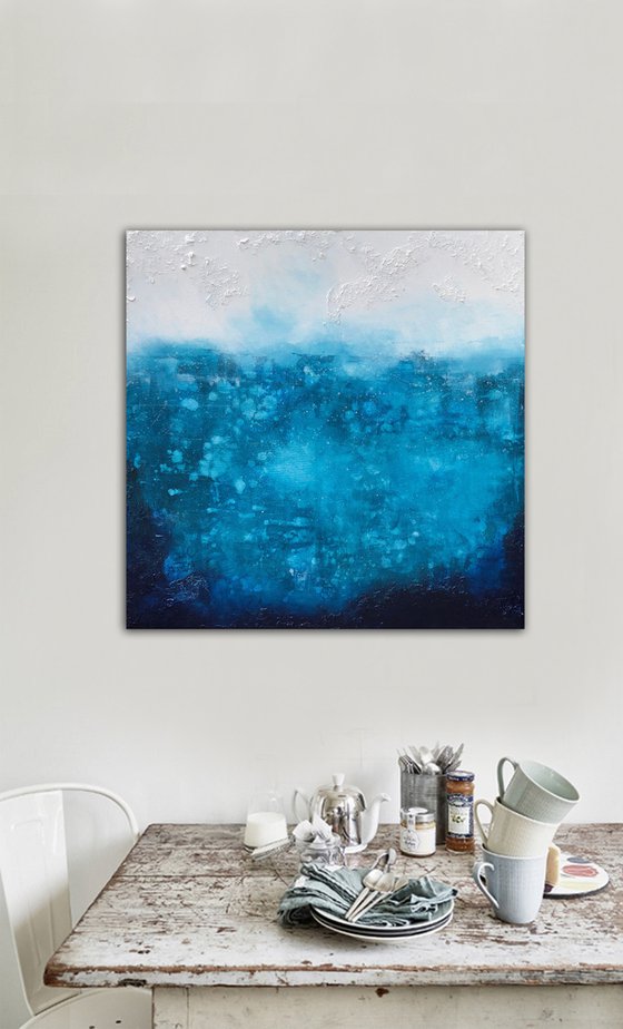 deeper blues (80 x 80 cm) Dee Brown Artworks