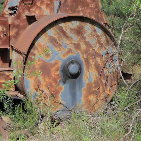 #55. Pripyat vehicle graveyard 1 - XL size