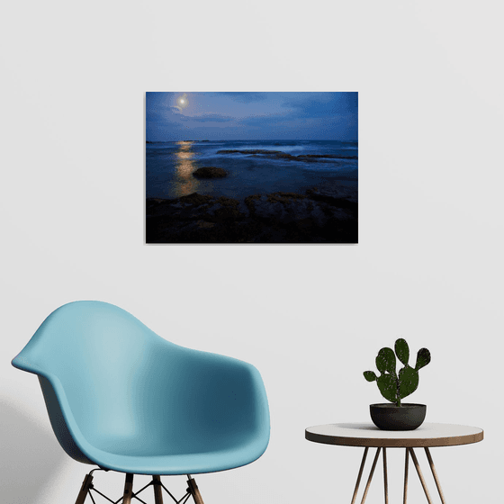 Moonset / Sunrise | Limited Edition Fine Art Print 1 of 10 | 60 x 40 cm