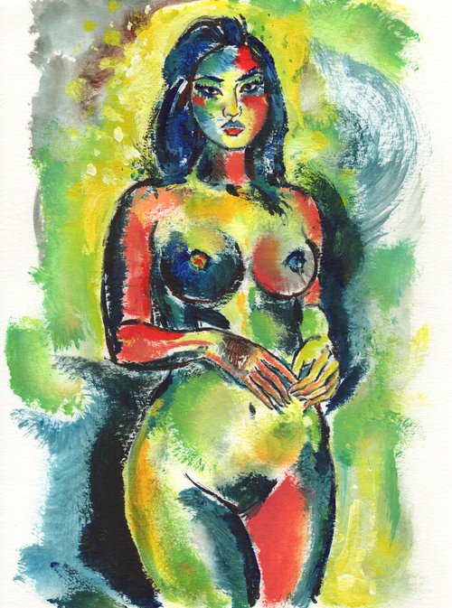 Colorful Nudes series no. 64 by Daniel Petrov