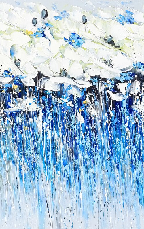 Sea of White Poppies by Marieta Martirosyan