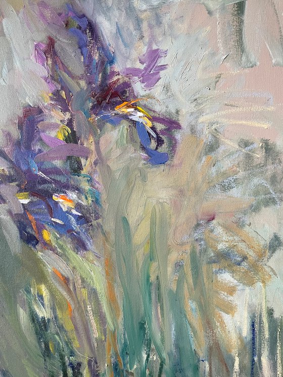 Wild irises.