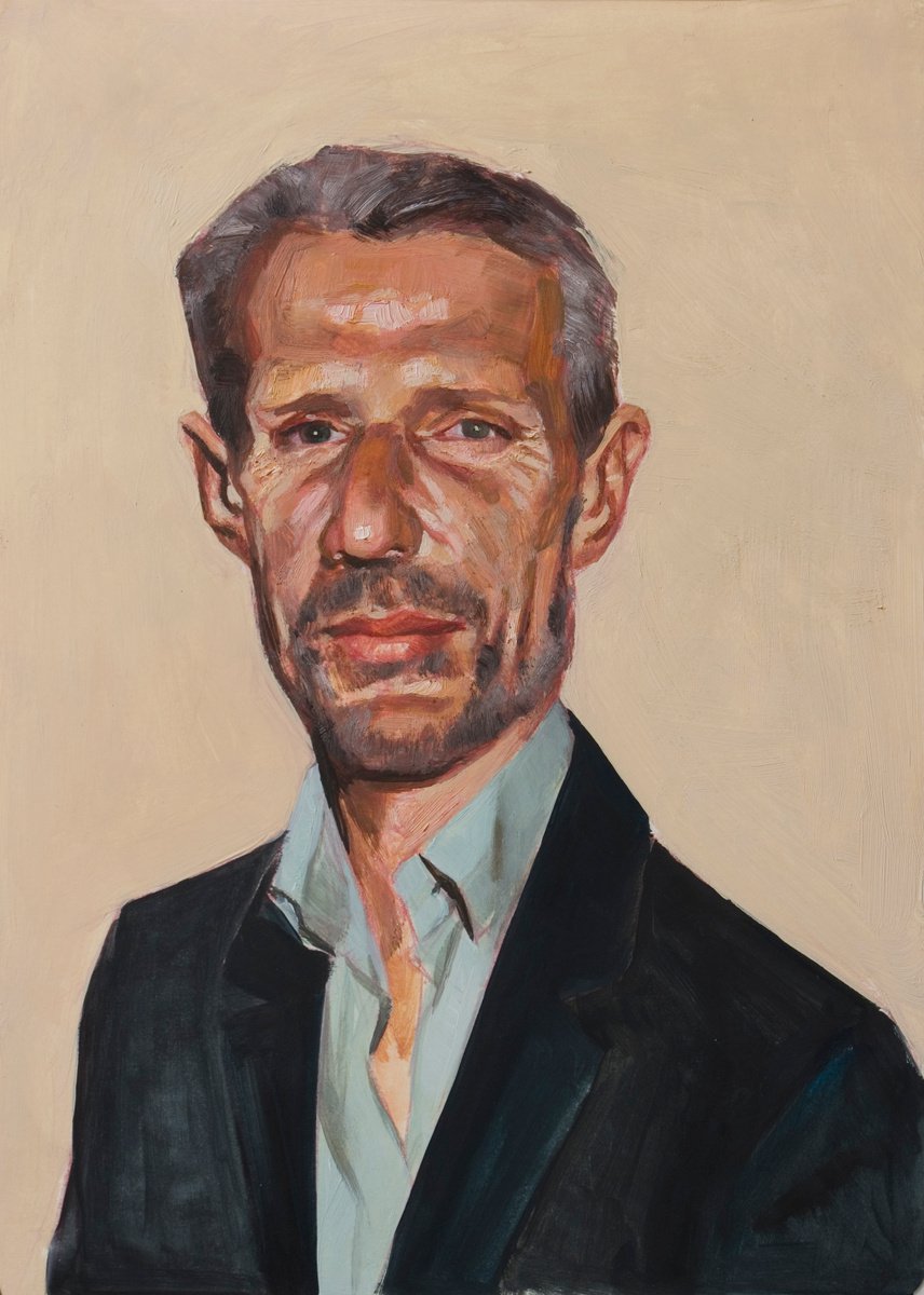 modern portrait of a french actor: Lambert Wilson by Olivier Payeur