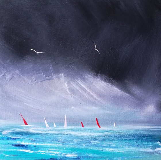 Sailing, Seascape, small, gorgeous