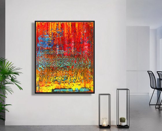 HOT  REACTION, XL, framed