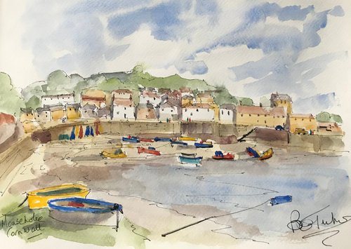 Mousehole in Cornwall by Brian Tucker