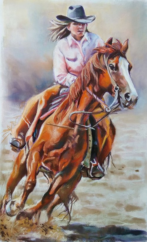 Rodeo rider by Magdalena Palega