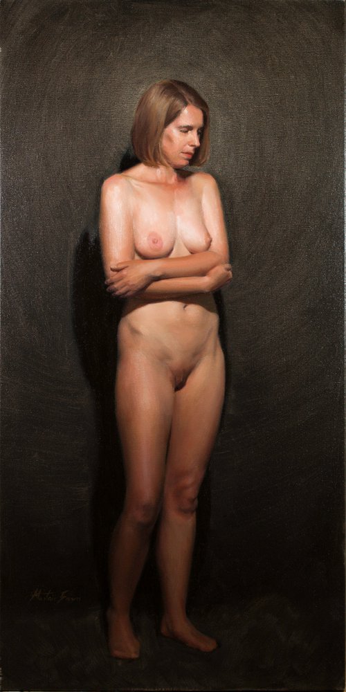 Female nude by Alastair Brown