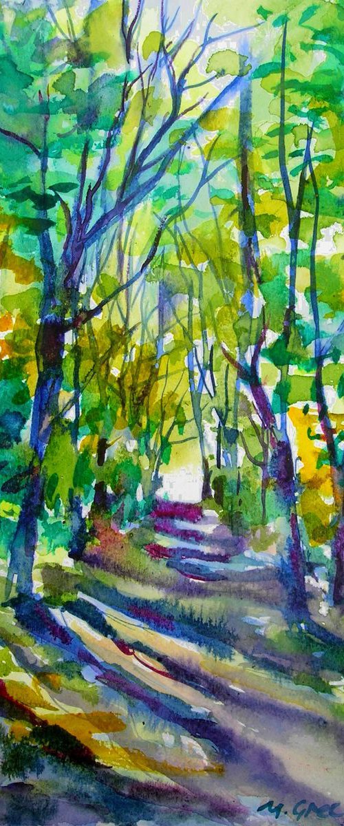 Forest path II, 2018 by Maja Grecic