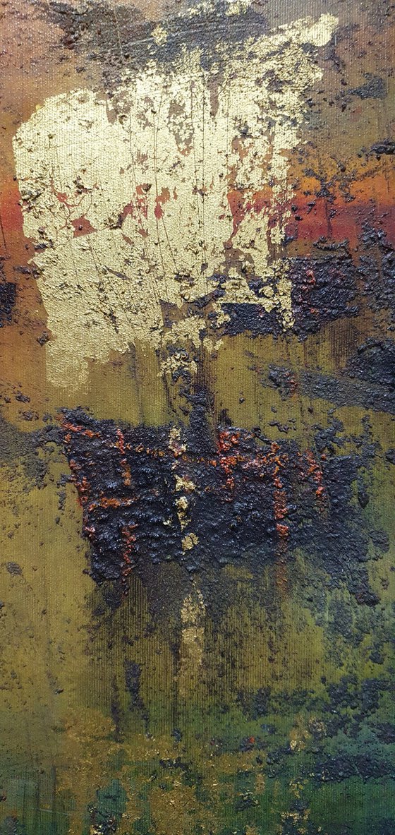 " Harbor of destroyed dreams - Hidden Wounds " (W 100 x H 60 cm) SPECIAL PRICE!!!