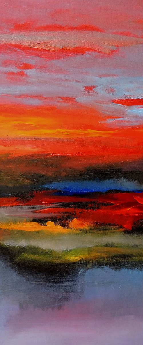 Hot Sunset by Veta  Barker