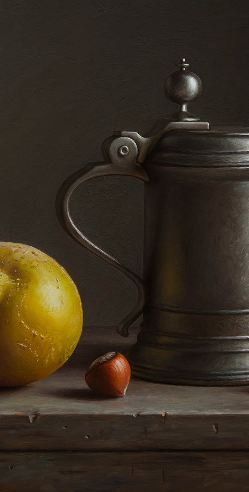 Still life with a flagon by Albert Kechyan