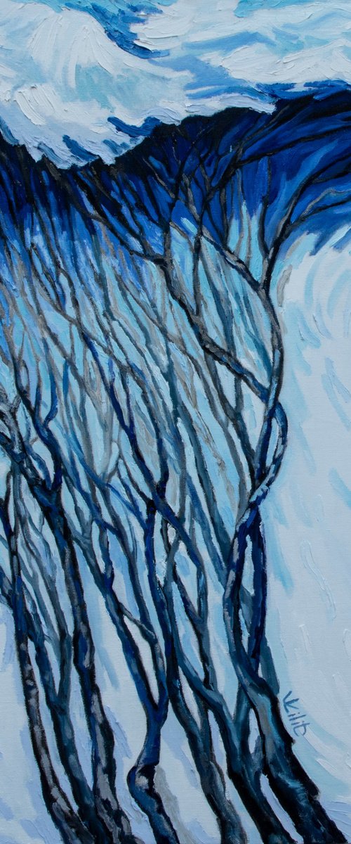 Trees in Blue by Lilit Vardanyan