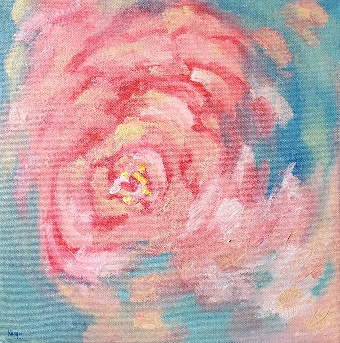 Symphony - Flower - Abstract by Katrina Case