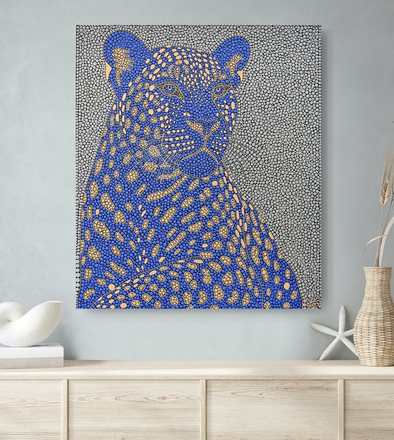 Golden Blue Leopard