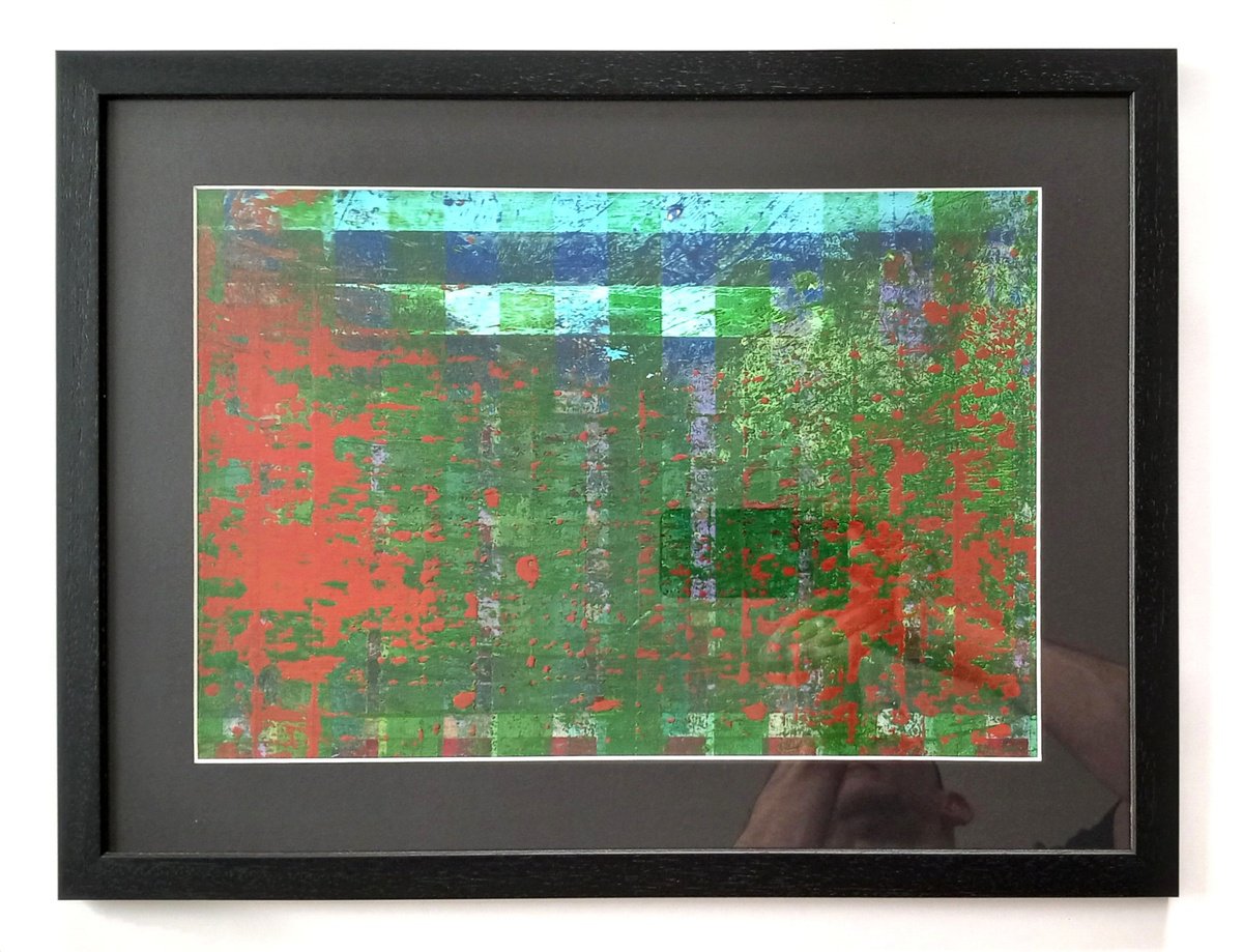 Organic Landscape Acrylic Painting By Adam Grose Ma Pgce, 19 X 15, Journey (Landscape I), Original Artwork