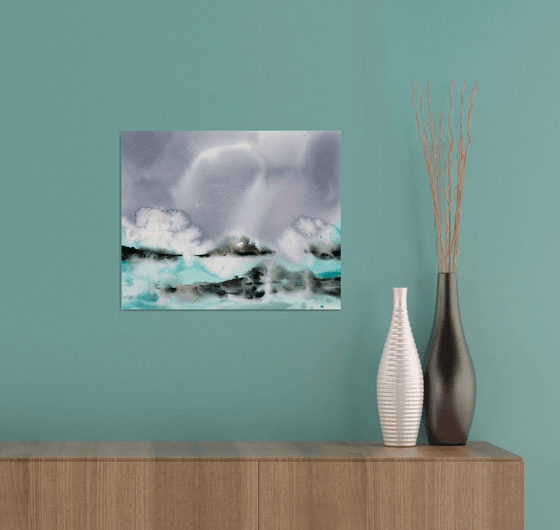 Abstract  Seascape painting