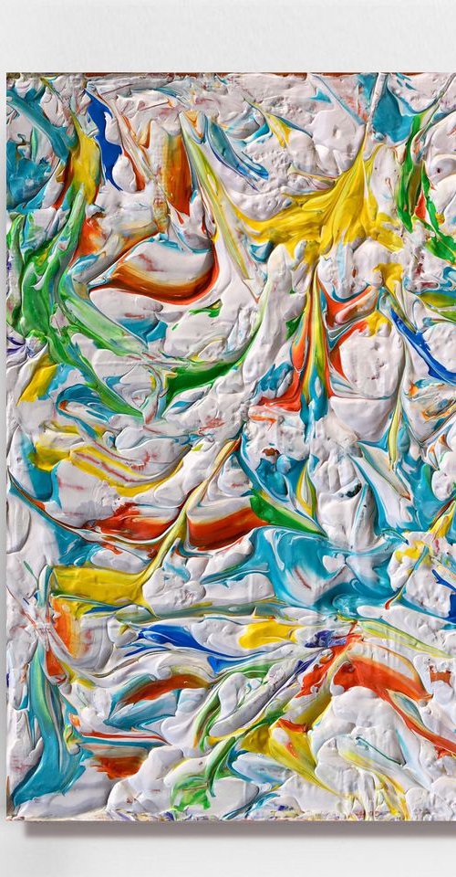 Make A Wish #3  - Small painting - Gift by Julijana Ravbar