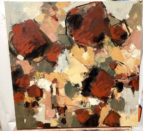 Young Woman with Dogs