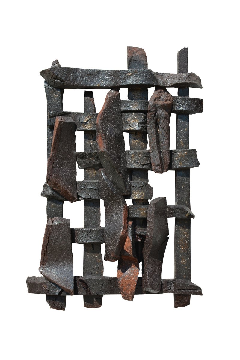 Organic Abstract Relief By Ognyan Chitakov, 12 X 17", "H", Original Artwork