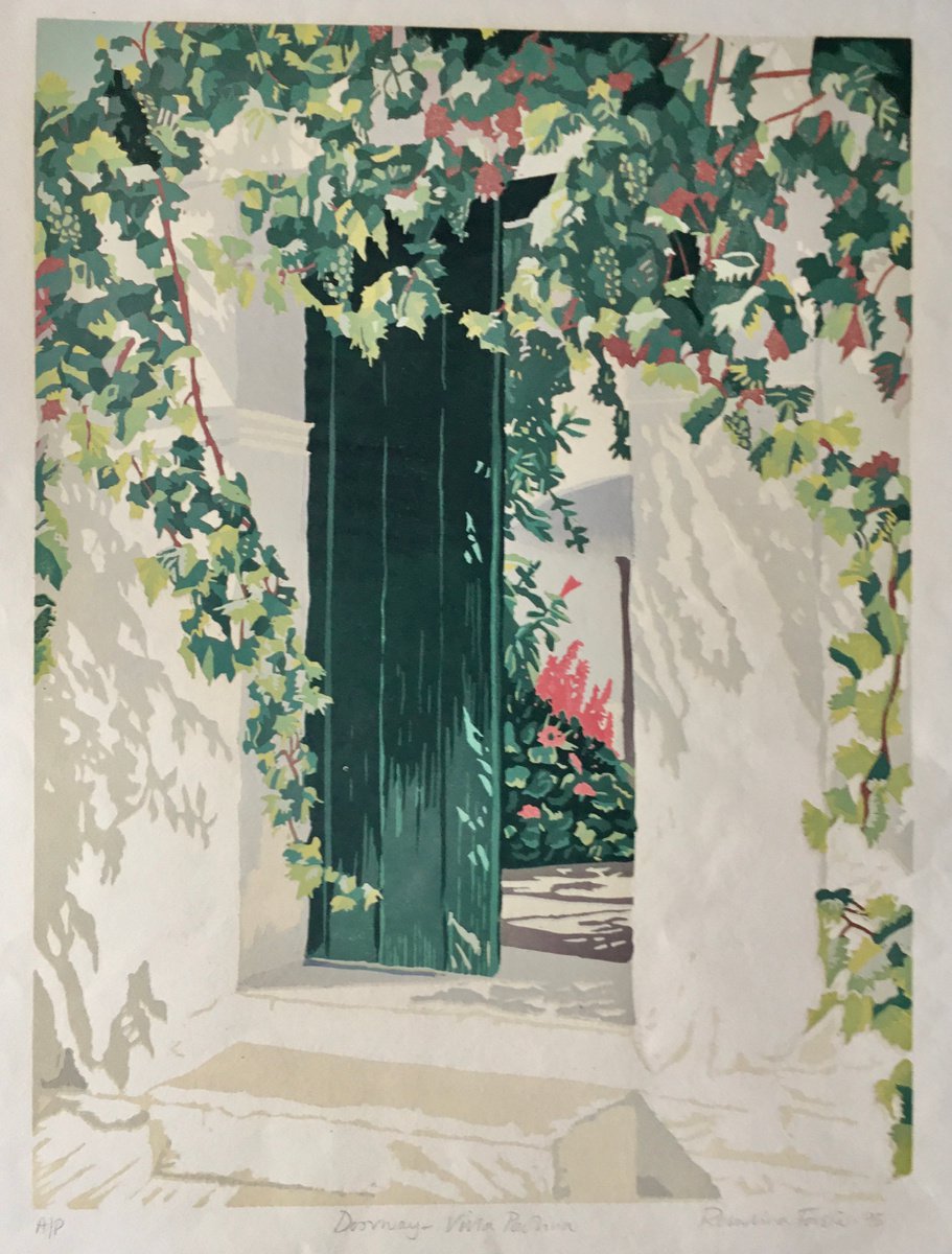 Doorway. Villa Paulina Spetses by Rosalind Forster