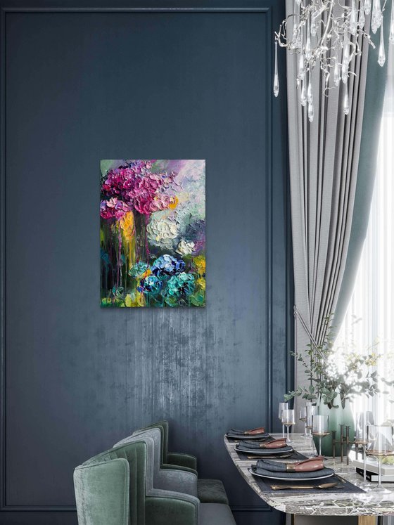 Rainbow Hydrangea II — Floral