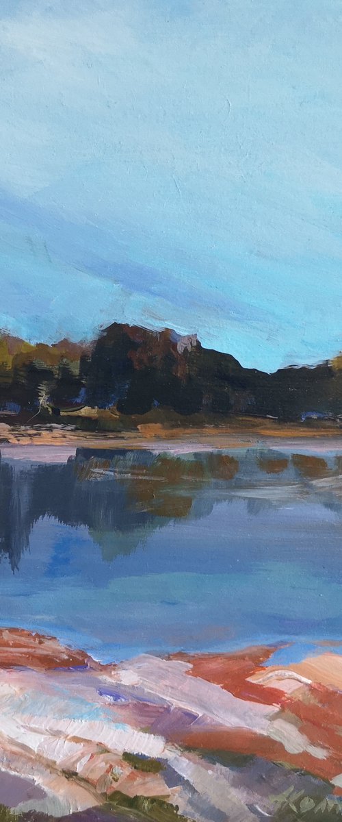 Canadian landscape 2 (7x7x0.1") by Alexander Koltakov
