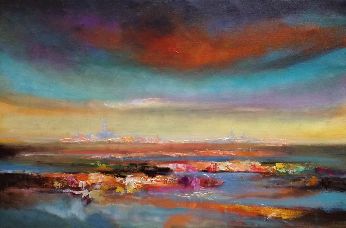 Calm Horizon by Vishalandra Dakur
