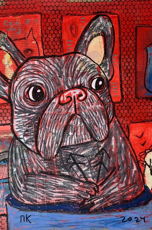 French bulldog corporation #4 by Pavel Kuragin