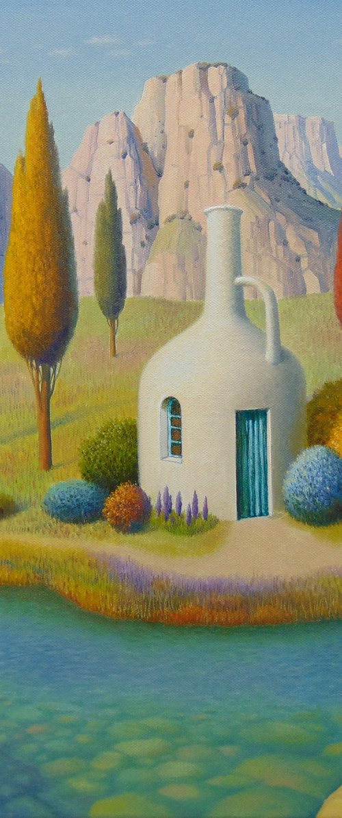 Among the cypresses by Evgeni Gordiets