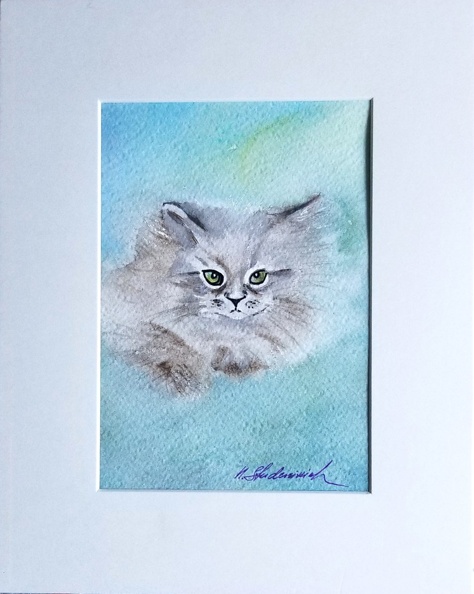 Fluffy Kitten by Nataliya Studenikin