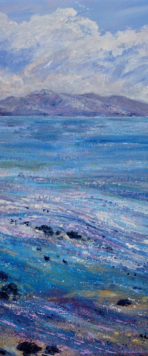 Seascape with textures - Rocky Shore by Michele Wallington
