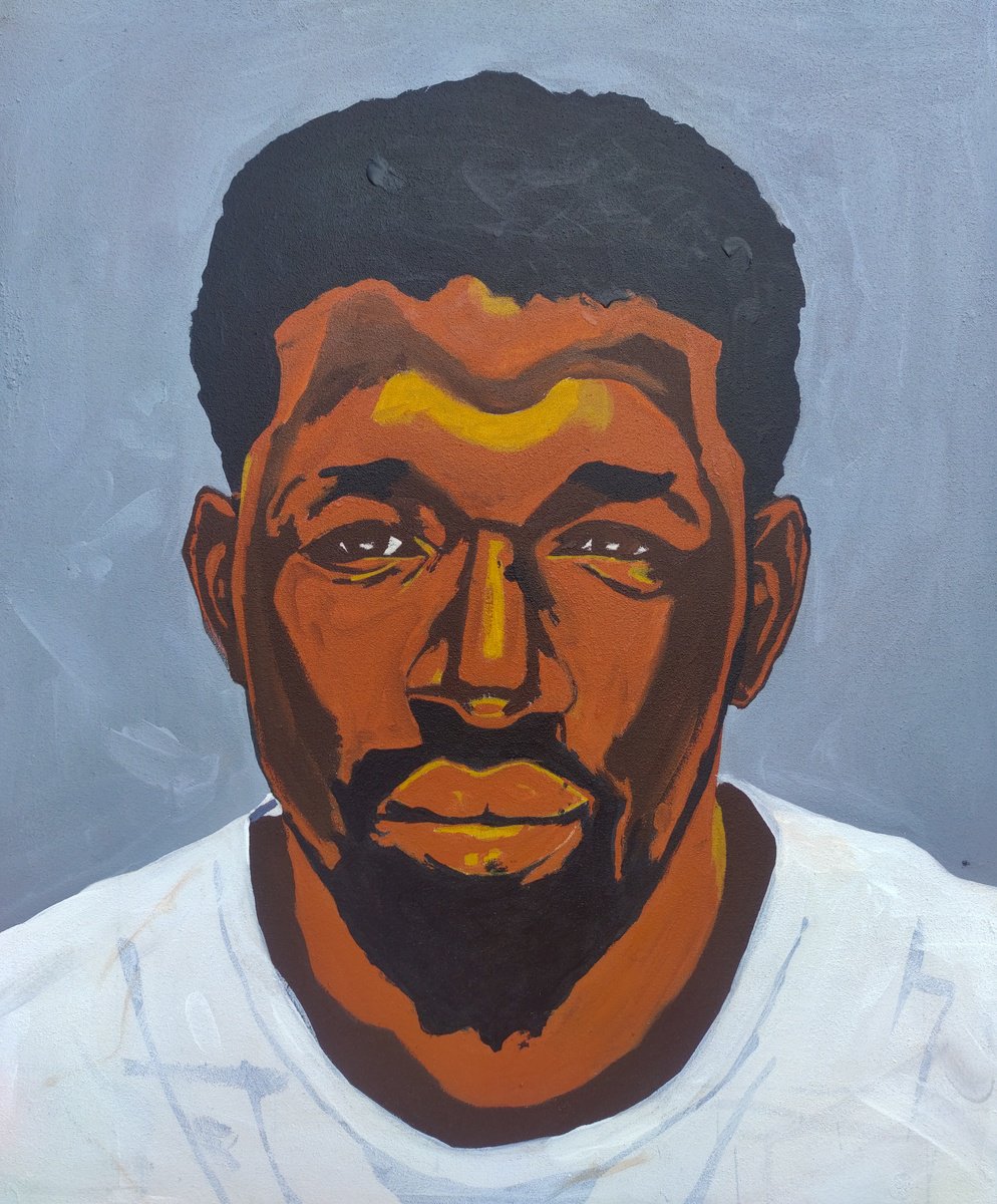 Portrait Of Oladiimeji By Emmanuel Akolo, 24 X 20, Artwork For Sale On Artfinder