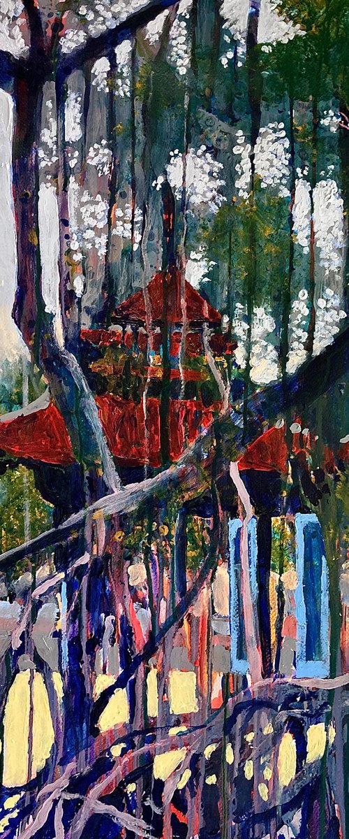 Shrine with trees by John Cottee