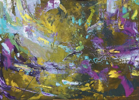 Pegaso - Abstract large painting