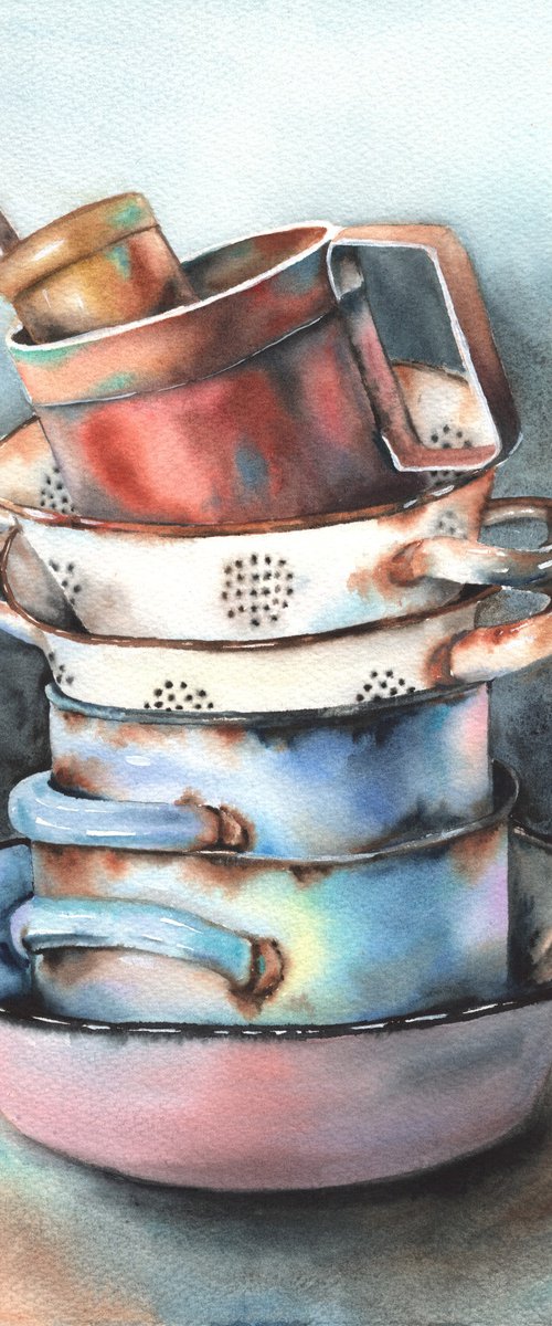 Silence in the Kitchen by Maryna Boiko