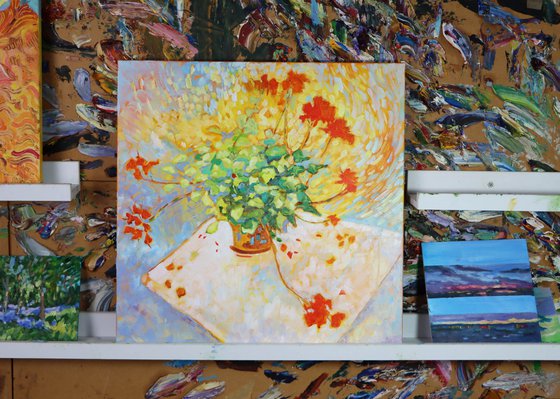 Sunshine and Geraniums