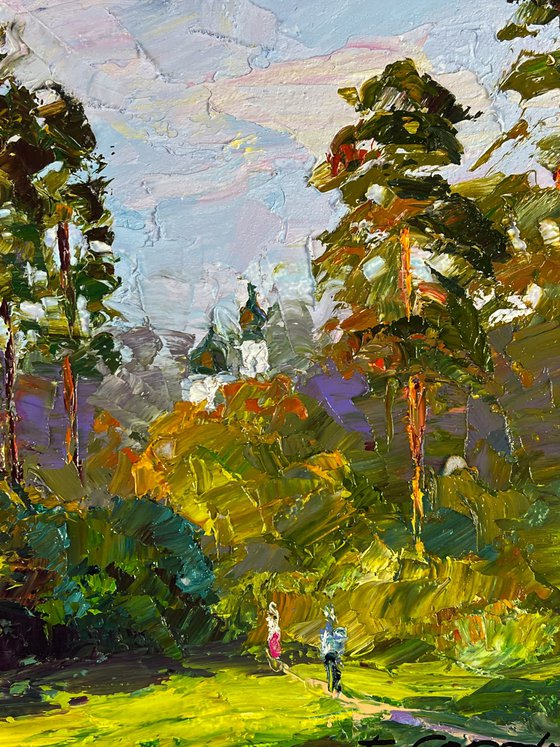 Forest Path to the City