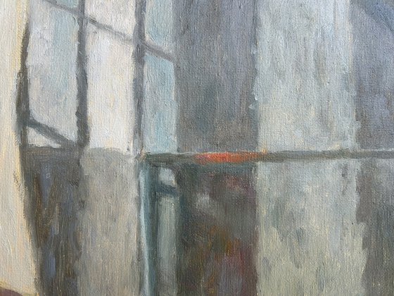 A girl reading a letter