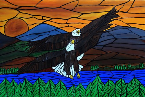 Bonded Eagles by Rachel Olynuk