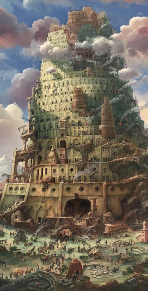 The Tower of Babel by Alexander Mikhalchyk