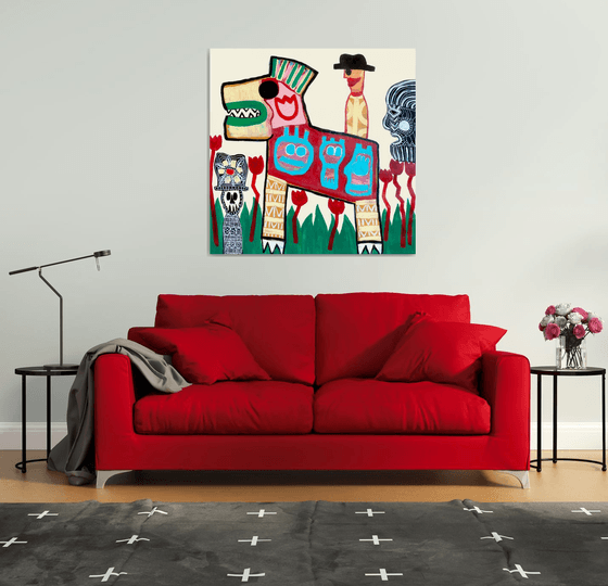 My Voffy Just Loves Tulips