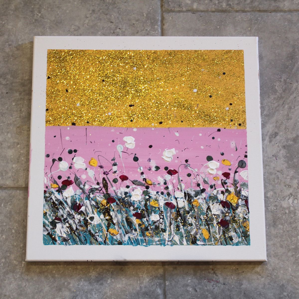 The Gold Sky Shines by Charlotte Anna Reed HAPPY ART