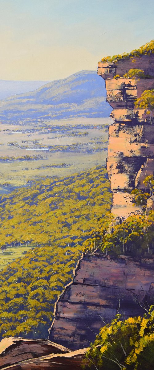Cliffs at Walls ledge Blackheath by Graham Gercken