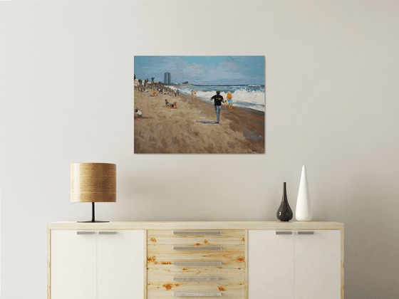 On the beach