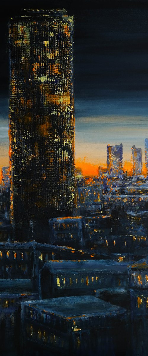 The First lights and the Stom - City and Storm Series by Danijela Dan